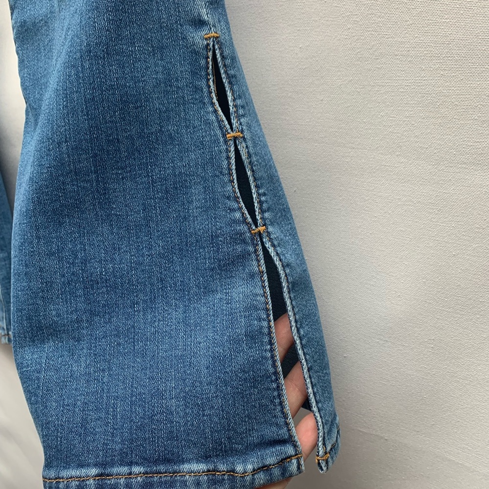 Frame Lê Pixie High Flare Jeans size 28 Medium blue wash - Picture 3 of 10